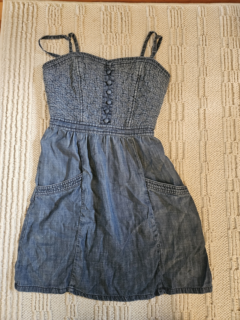 American Eagle Denim Sundress